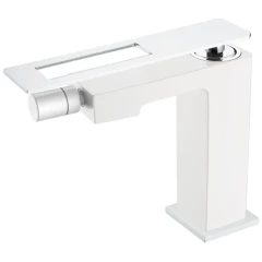 Смеситель для биде, Boheme Q, белый, хром арт. 146-WCR
