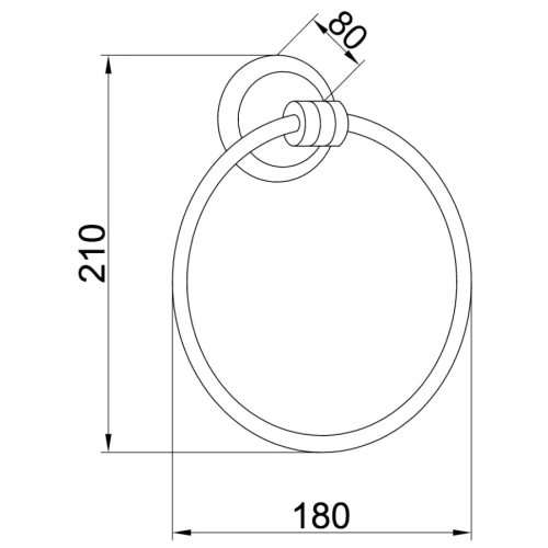 Купить купить кольцо для полотенец, boheme hermitage, бронза арт. 10324