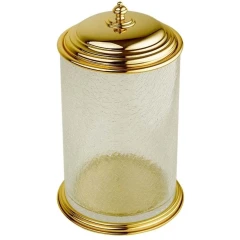 Ведро для мусора, Boheme Palazzo Nero, золото арт. 10158