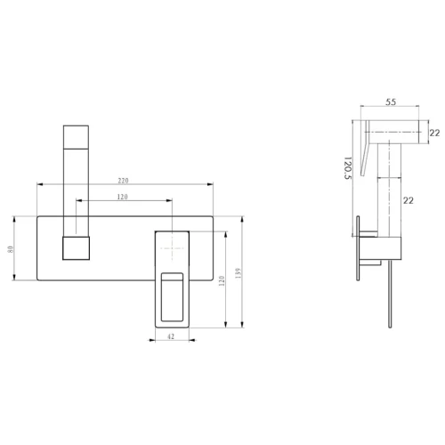 Купить купить гигиенический душ со смесителем, boheme q, черный, хром арт. 147-bcr