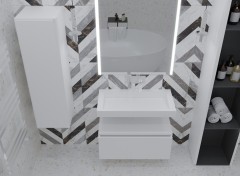 Тумба подвесная, Armadi Art Vallessi, white арт. 897-100-W