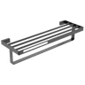 Купить купить полка для полотенец, boheme q, оружейная сталь арт. 10947-gm