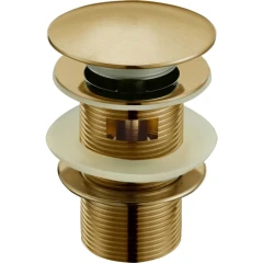 Донный клапан click-clack с переливом, Boheme Medici, бронза арт. 610/2