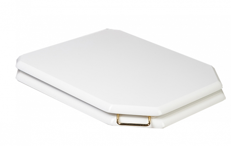 Купить купить крышка массив для подвесного унитаза, (петли золото) микролифт, boheme vogue арт. 947-g