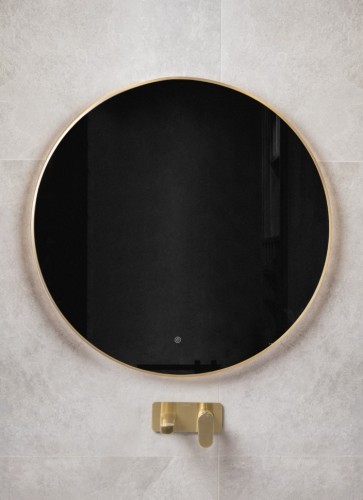 Купить купить зеркало с подсветкой с сенсорным выключателем и подогревом, armadi art modern, черный арт. 545-80-b
