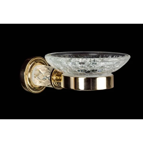 Купить купить мыльница, boheme murano cristal, золото арт. 10903-crst-g