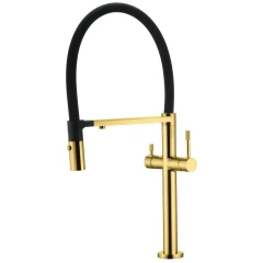 Смеситель для кухни, Boheme Uno, золото арт. 115-G