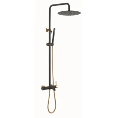 Душевая система, Boheme Uno, черный арт. 468-BG