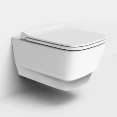 Унитаз подвесной без сиденья, Boheme Bello, белый арт. 971-W