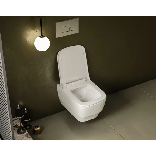 Купить купить унитаз подвесной без сиденья, boheme bello, белый арт. 971-w