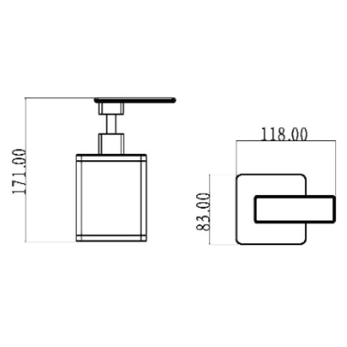 Купить купить дозатор для жидкого мыла, boheme, черный, хром арт. 10969-b-cr