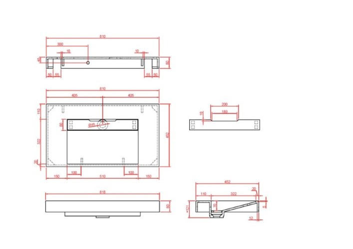 Купить купить раковина, armadi art flat, черный мрамор арт. 859-080-nm
