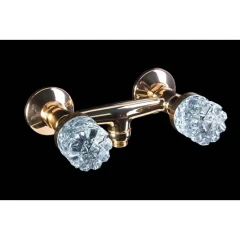 Смеситель для душа, Boheme Crystal, золото арт. 294-CRST