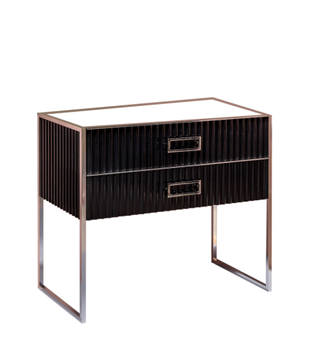 Купить купить тумба под раковину, armadi art monaco, черный, хром арт. 867-100-bcr