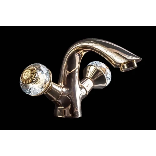 Купить купить смеситель для раковины, boheme flora, золото арт. 291-fl