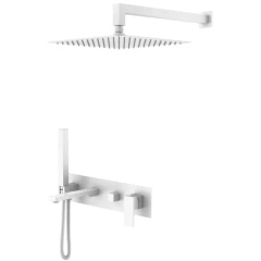 Душевая система, Boheme Qubic, белый арт. 474-MW