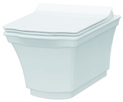 Унитаз подвесной без сиденья, Boheme Hermitage, белый арт. 951