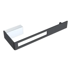 Полотенцедержатель, Boheme Q, черный, хром арт. 10945-CR-B