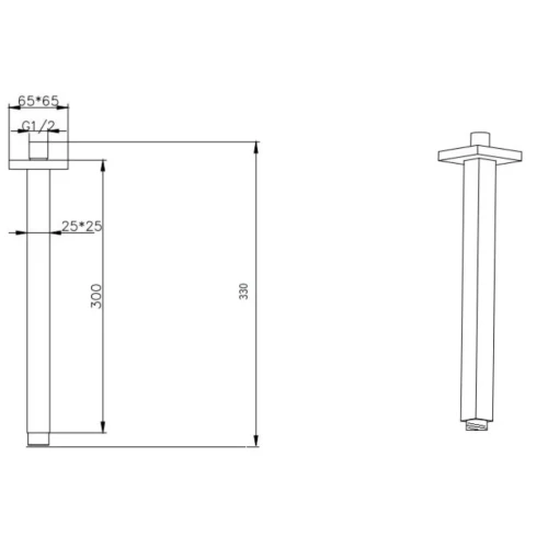 Купить купить кронштейн для верхнего душа, boheme qubic, золото арт. 629-qubic-mg