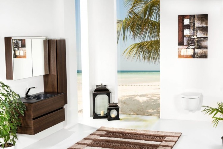 Купить купить зеркальный шкаф с подсветкой, armadi art vallessi, dark oak арт. 546-d