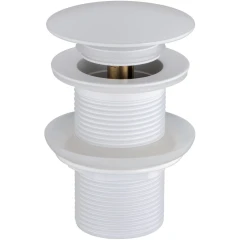 Донный клапан click-clack, Boheme, белый арт. 612-MW