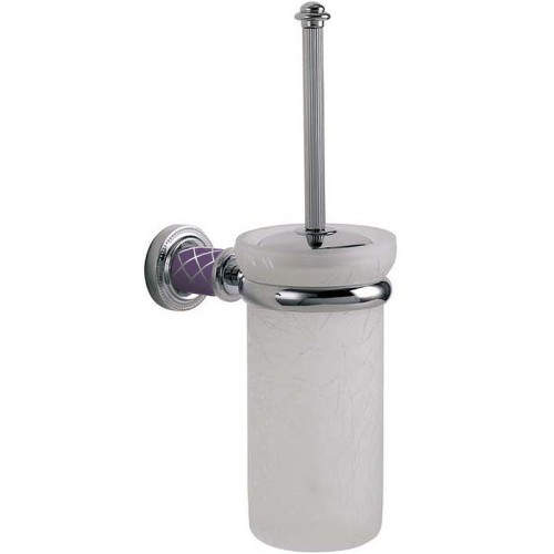 Купить купить ершик для унитаза, boheme murano, хром, фиолетовый арт. 10913-v-cr
