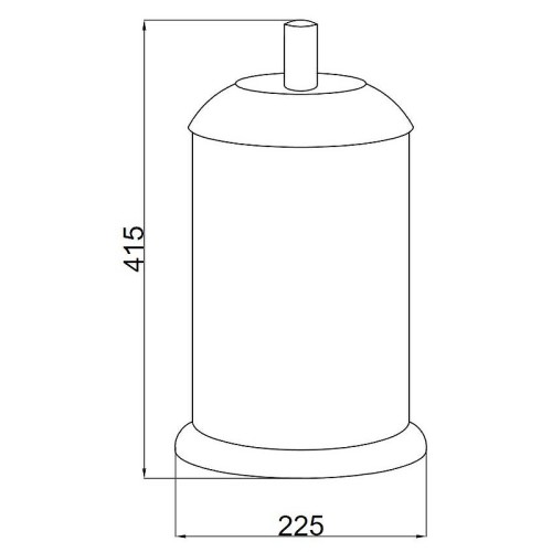 Купить купить ведро для мусора, boheme murano, золото, черный арт. 10914-b-g