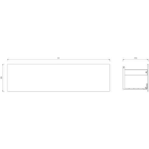 Купить купить металлическая полка, boheme space, белый арт. 10966-w