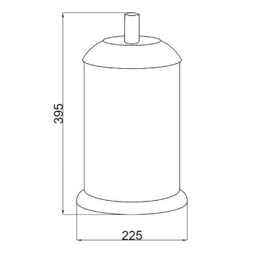 Купить купить ведро для мусора фиолетовое, boheme murano, золото, фиолетовый арт. 10907-v-g