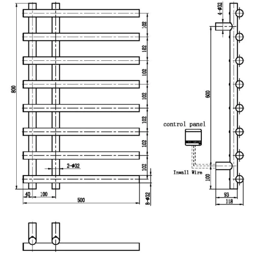 Купить купить полотенцесушитель электрический, boheme uno, золото арт. 722-g