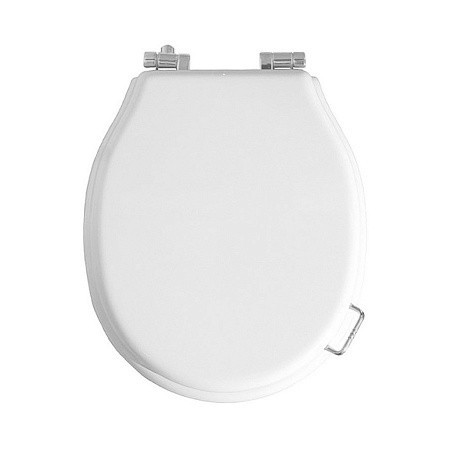 Купить купить крышка для напольного унитаза (массив), белый хром, boheme vogue арт. 906-w-cr