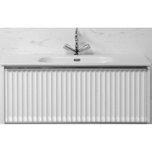 Купить купить тумба под раковину avangarde подвесная, armadi art vallessi, белый, хром арт. 843-080-wcr