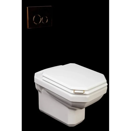 Купить купить унитаз подвесной без сиденья, boheme vogue, белый арт. 944