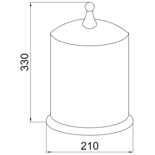 Купить купить ведро для мусора, boheme medici, бронза арт. 10608