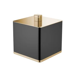 Диспенсер для ватных дисков, Boheme, черный, золото арт. 10964-B-G