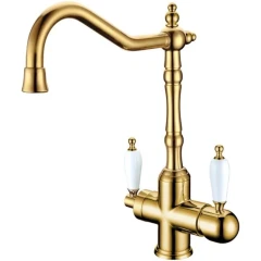Смеситель для кухни, Boheme Tradizionale Oro, золото арт. 112