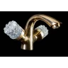 Купить купить смеситель для раковины, boheme crystal, золото арт. 291-crst
