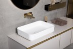 Купить купить раковина-чаша slim, armadi art corian, белый арт. 879-60-mw