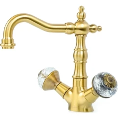 Смеситель для раковины, Boheme Flora, бронза арт. 312-FL