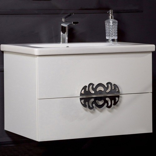 Купить купить тумба под раковину, подвесная, armadi art neoart, white арт. 830-080-wh