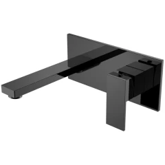 Смеситель для раковины, Boheme Qubic, оружейная сталь арт. 475-SGM