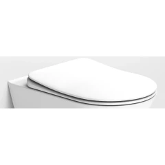 Крышка для унитаза, soft-close, белый матовый, Boheme AVVA арт. 976-MW