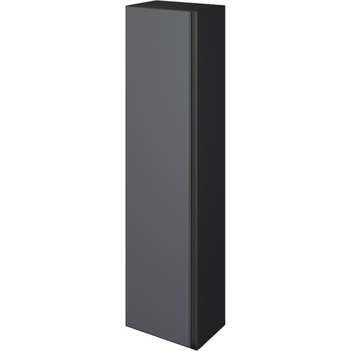 Купить купить шкаф пенал, подвесной, armadi art quatro, антрацит арт. 791-a-a