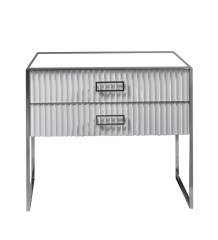 Тумба под раковину, Armadi Art Monaco, белый, хром арт. 867-100-WCR