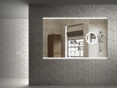 Зеркало с подсветкой с сенсорным выключателем, Armadi Art Vallessi, алюминий, стекло арт. 542/2