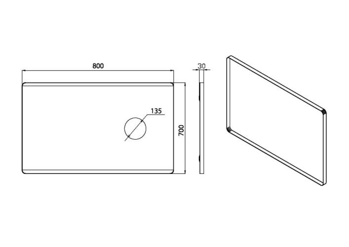 Купить купить зеркало с подсветкой с сенсорным выключателем, armadi art vallessi, алюминий, стекло арт. 542/2