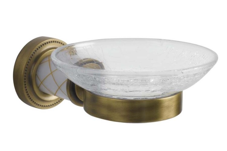 Купить купить мыльница, boheme murano, бронза арт. 10903-w-br