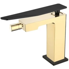 Смеситель для биде, Boheme Q, золото, черный арт. 146-GB.2