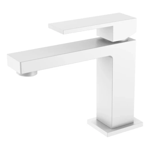 Купить купить смеситель для раковины, boheme qubic, белый арт. 471-mw