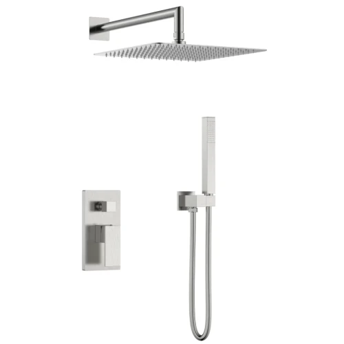 Купить купить смеситель встроенный для душа, boheme qubic, 474-3-nb цвет: никель